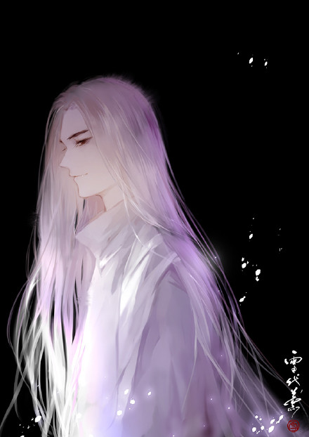 20張白發(fā)古風(fēng)美男圖集，滿頭銀發(fā)真的好迷人