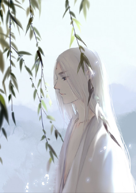 20張白發(fā)古風(fēng)美男圖集，滿頭銀發(fā)真的好迷人