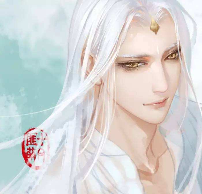 20張白發(fā)古風(fēng)美男圖集，滿頭銀發(fā)真的好迷人