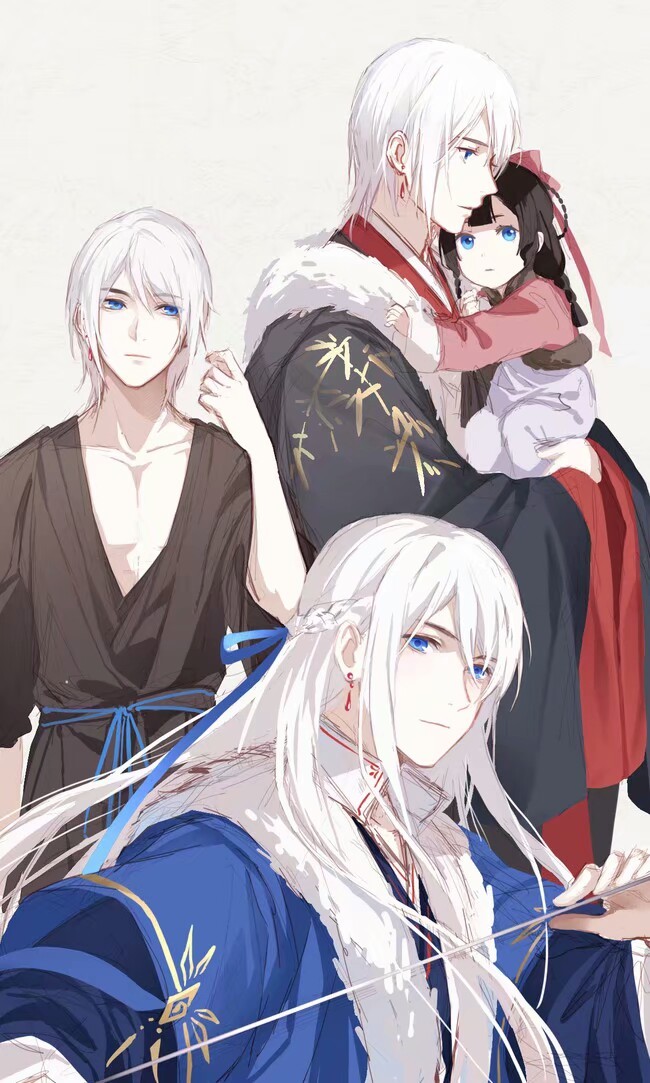 20張白發(fā)古風(fēng)美男圖集，滿頭銀發(fā)真的好迷人