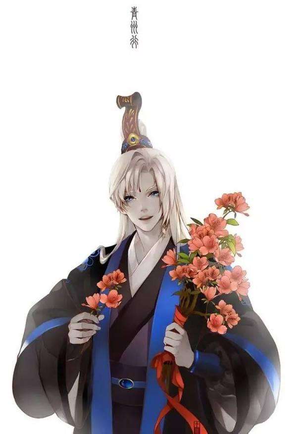 20張白發(fā)古風(fēng)美男圖集，滿頭銀發(fā)真的好迷人