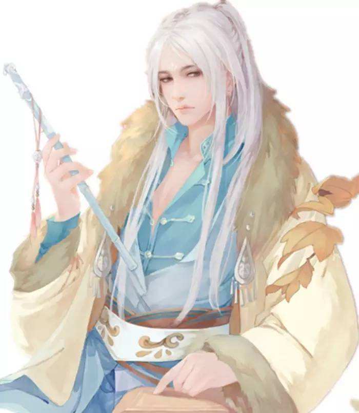 20張白發(fā)古風(fēng)美男圖集，滿頭銀發(fā)真的好迷人