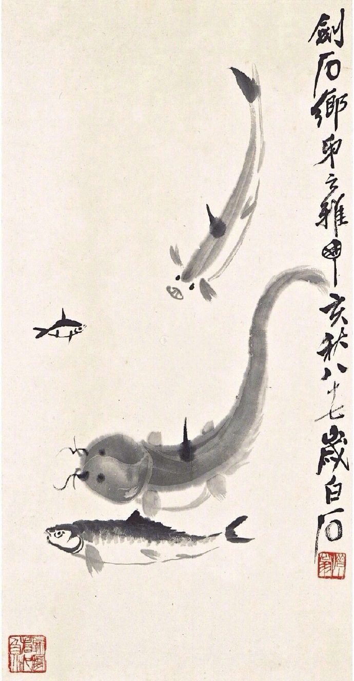 齊白石作品集合（90張），齊白石國(guó)畫作品欣賞