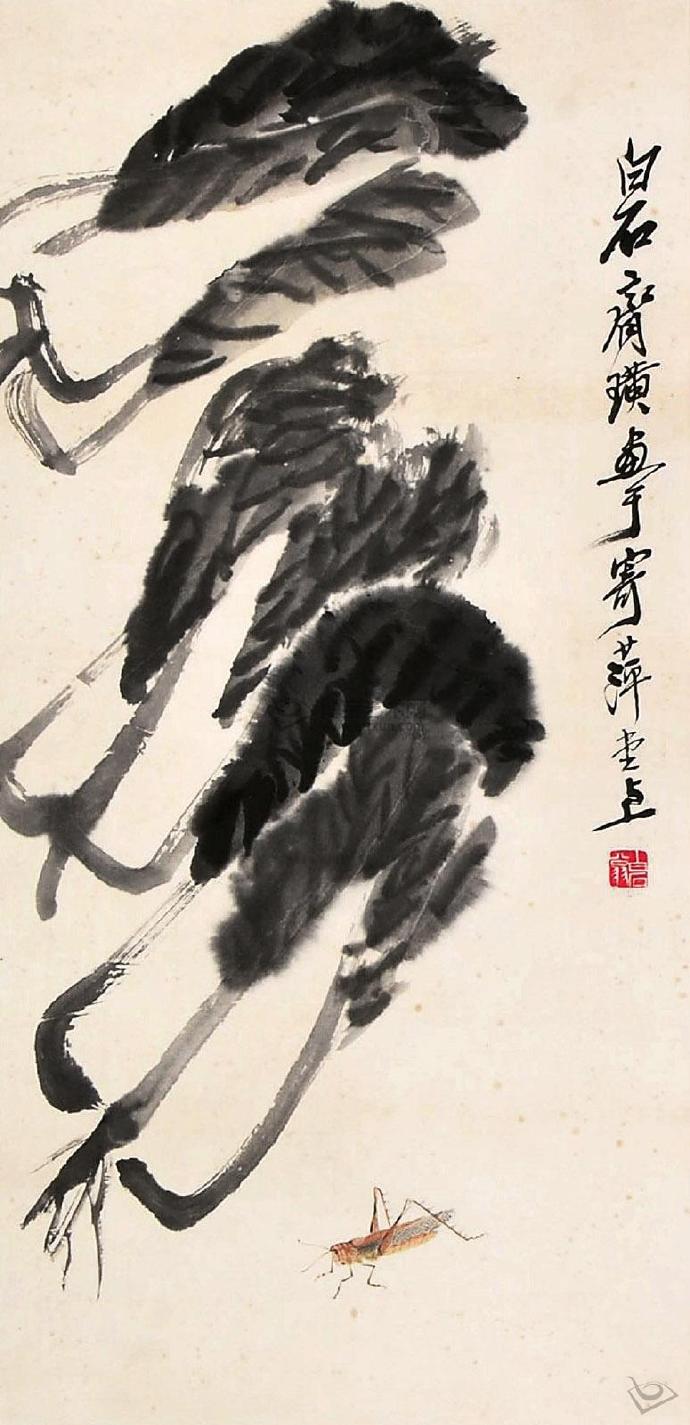 齊白石作品集合（90張），齊白石國畫作品欣賞