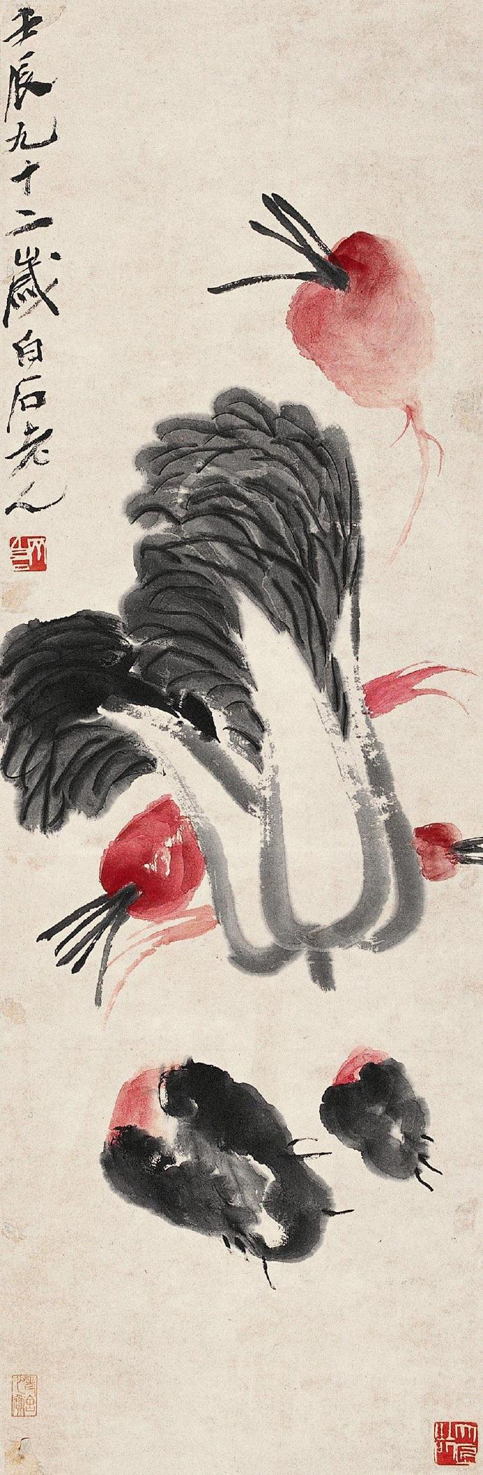 齊白石作品集合（90張），齊白石國畫作品欣賞