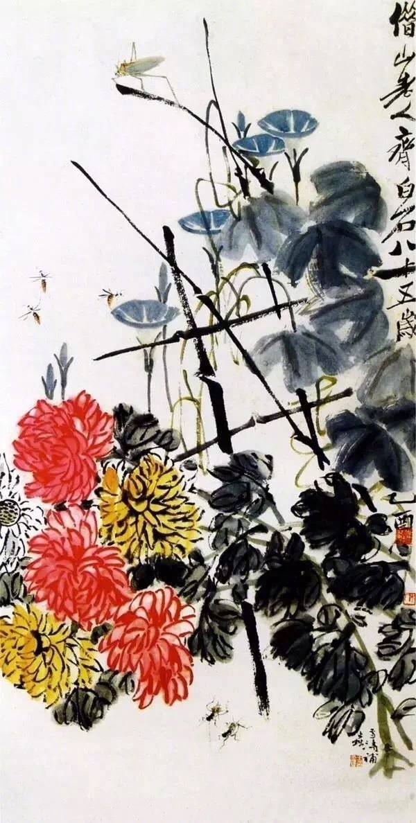 齊白石作品集合（90張），齊白石國畫作品欣賞