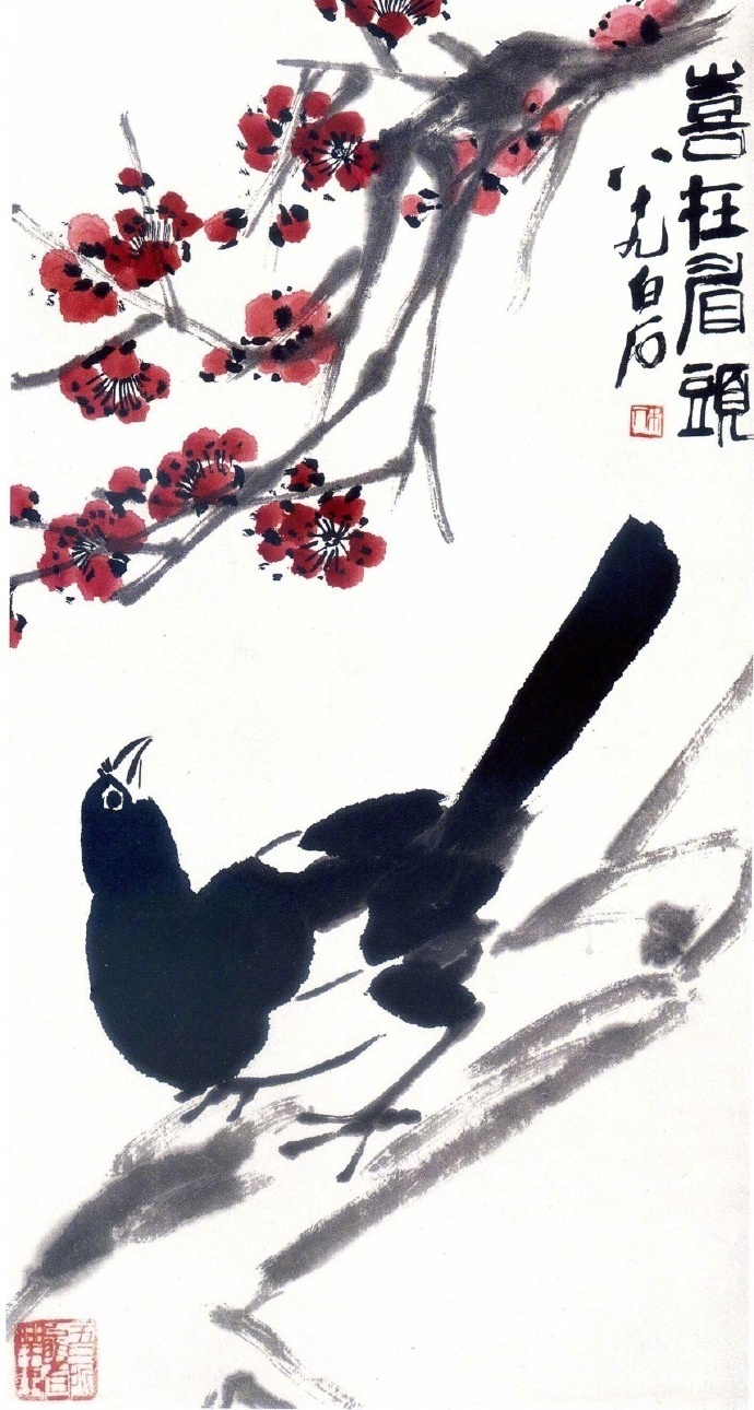 齊白石作品集合（90張），齊白石國(guó)畫作品欣賞