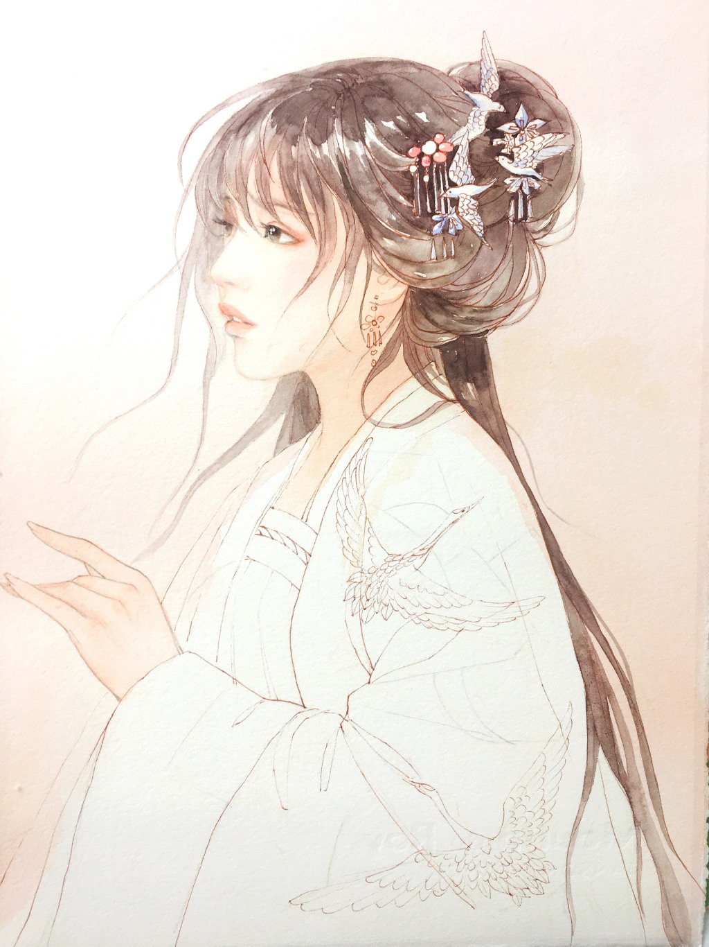 教你畫(huà)好古風(fēng)女子，超詳細(xì)古風(fēng)女子上色步驟圖