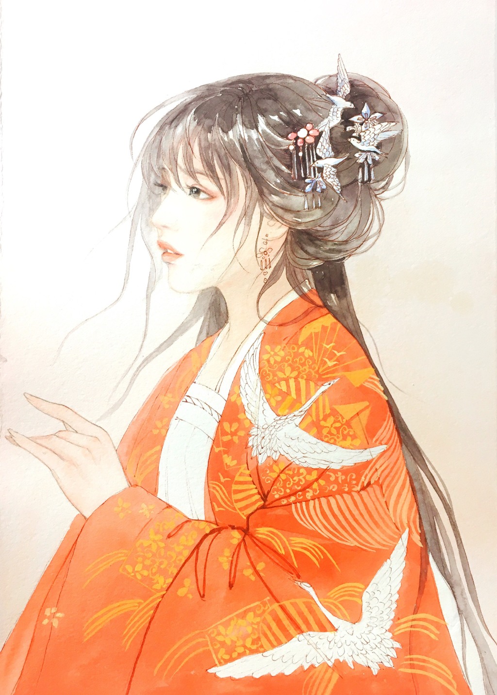 教你畫(huà)好古風(fēng)女子，超詳細(xì)古風(fēng)女子上色步驟圖