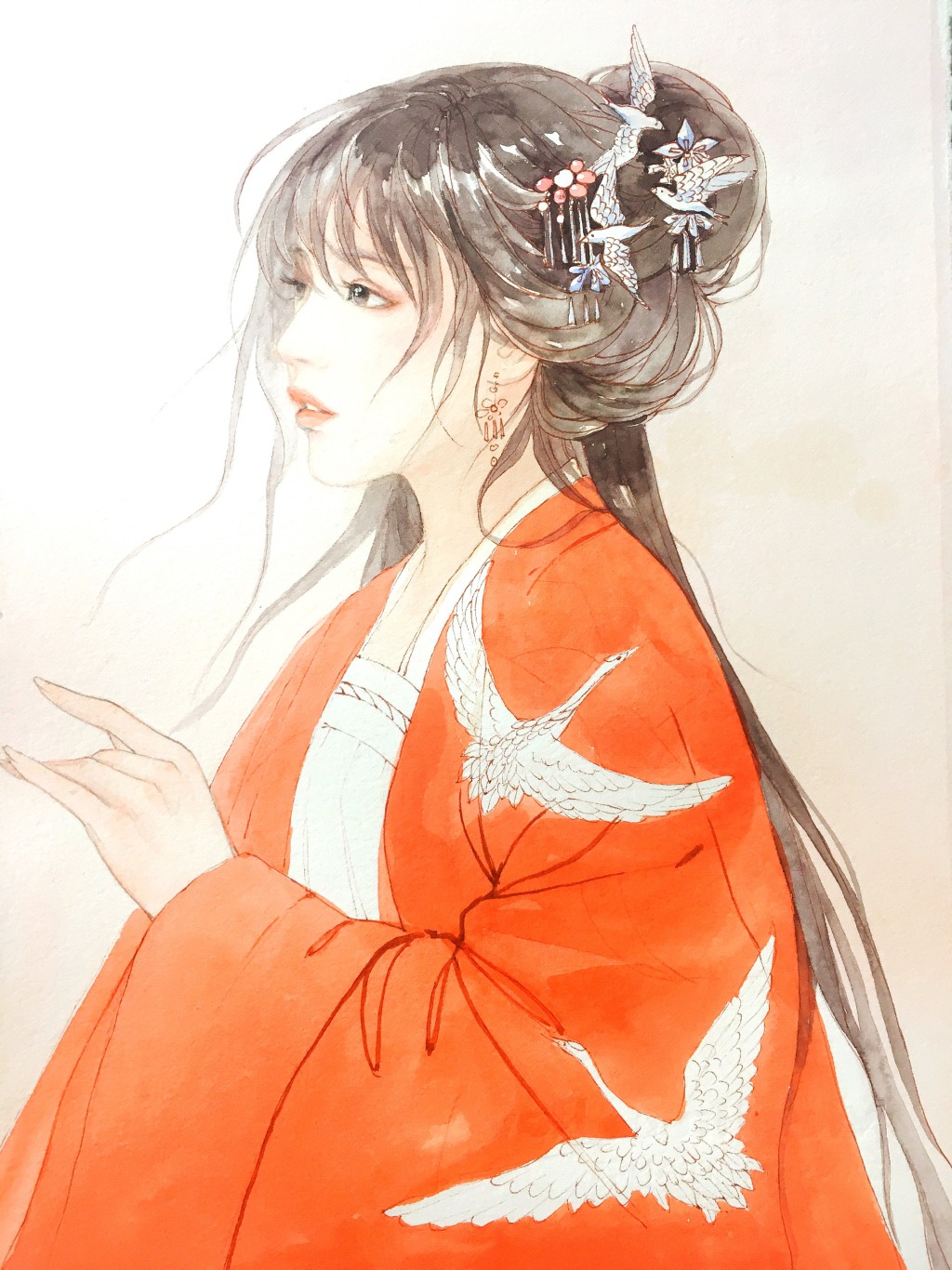 教你畫(huà)好古風(fēng)女子，超詳細(xì)古風(fēng)女子上色步驟圖