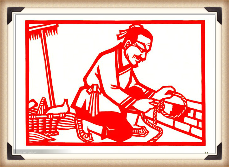 斗狼記剪紙藝術(shù)，高清剪紙連環(huán)畫圖集（54張）