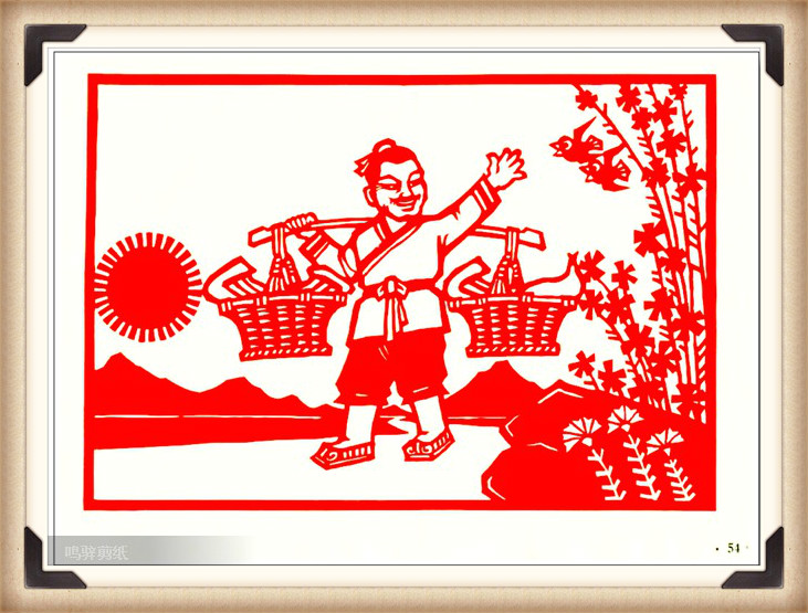 斗狼記剪紙藝術(shù)，高清剪紙連環(huán)畫圖集（54張）