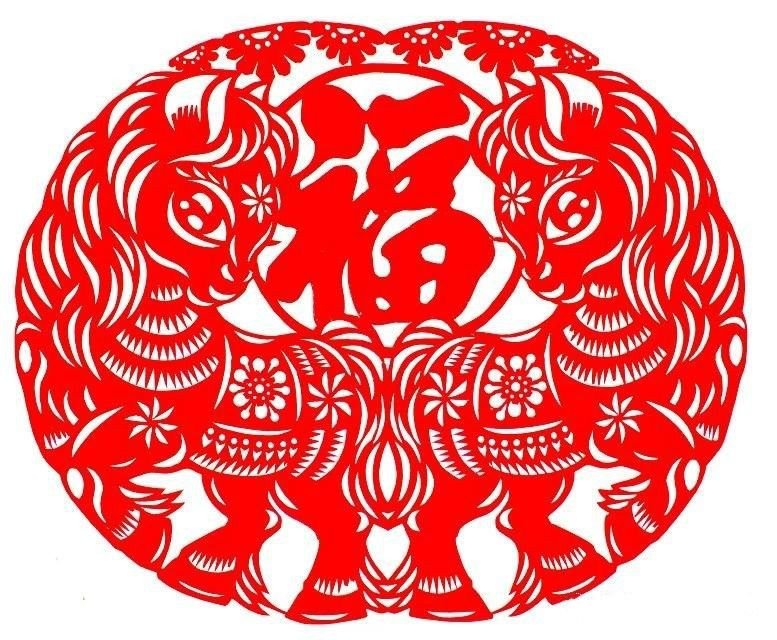 活潑可愛(ài)的小馬駒剪紙圖集(25張)，孫立峰作品