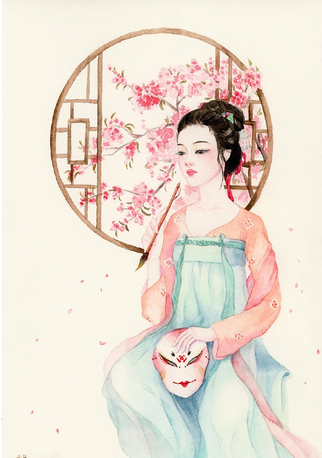 20張超美古風(fēng)女子圖集，欣賞古風(fēng)女子之美