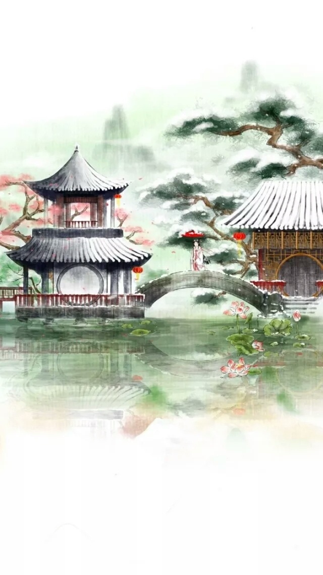 清新水墨風情的古風圖集，超有意境的古風圖片