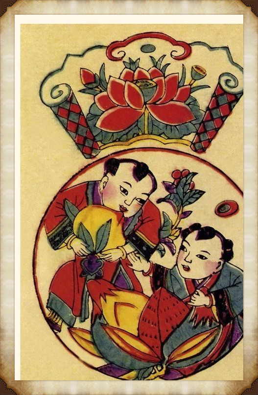 57張木板年畫圖集，帶你回味家佳樂文學(xué)