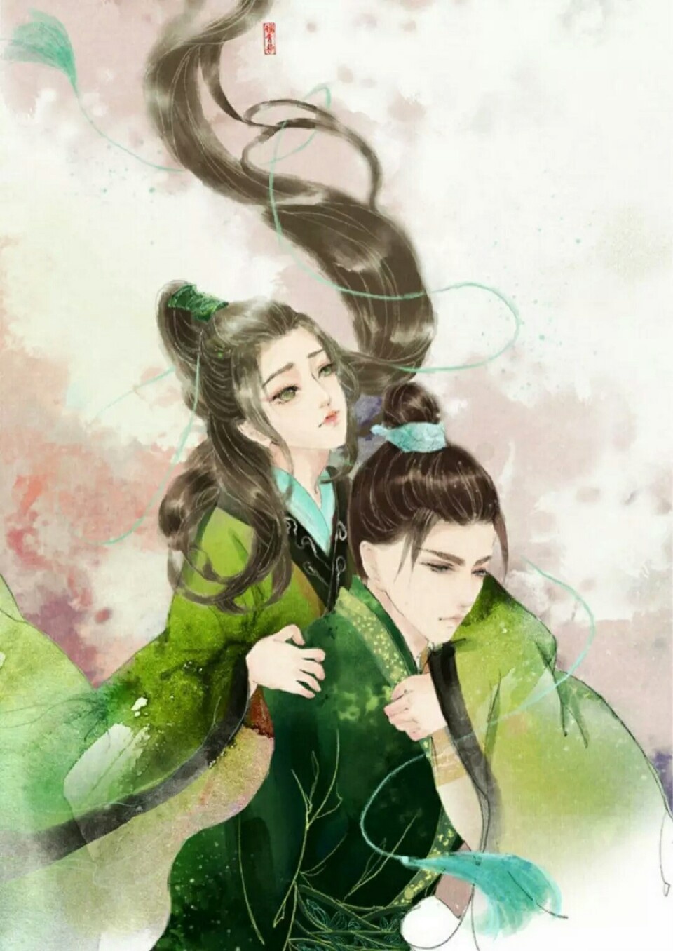 25張超甜情侶古風(fēng)圖片，只愿得一人心