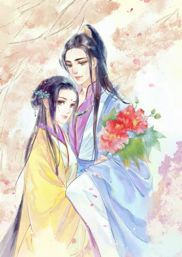 25張超甜情侶古風(fēng)圖片，只愿得一人心