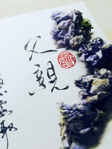 別致新穎的書法字體，美的很有意境！