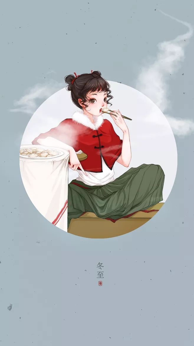 二十四節(jié)氣美人圖，唯美古風(fēng)手機(jī)壁紙圖集