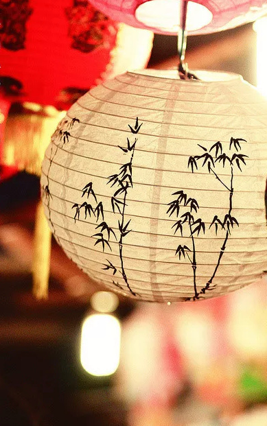 中式燈具之美，美燈配美景美哉