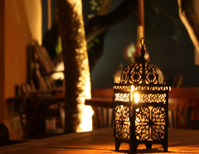 中式燈具之美，美燈配美景美哉