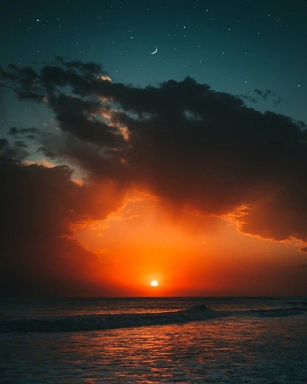 落日風(fēng)景攝影圖集，夕陽西下總是那么美妙！