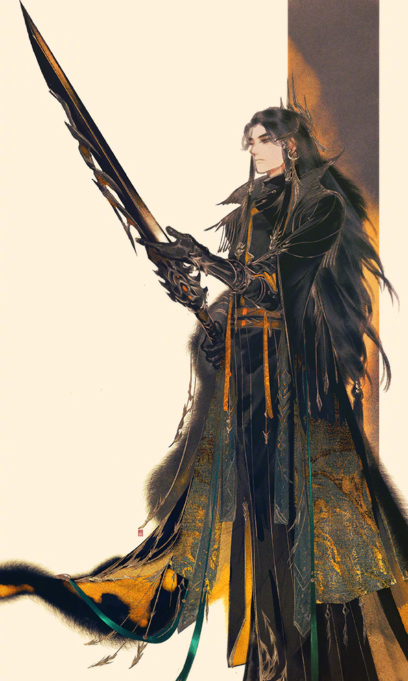 手繪劍三游戲人物成男圖片，超帥美男古風圖集