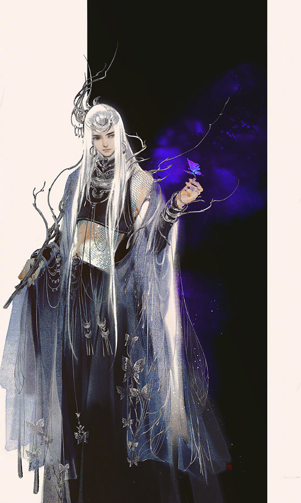 手繪劍三游戲人物成男圖片，超帥美男古風圖集