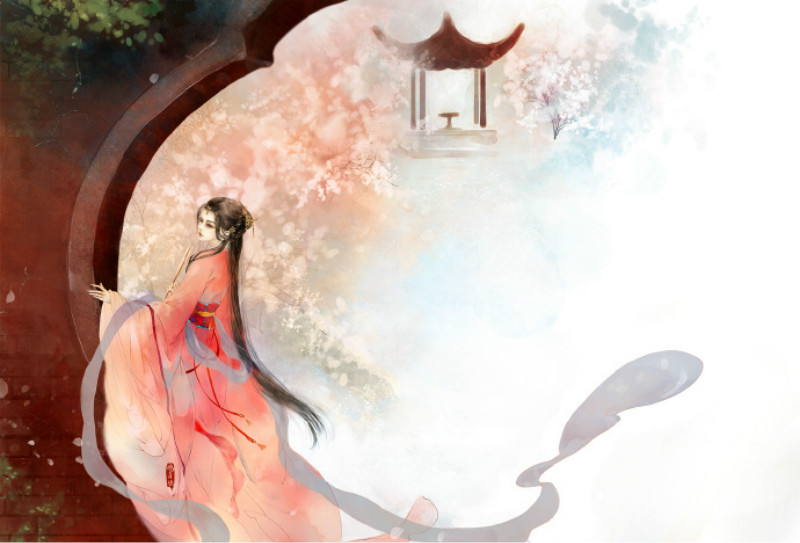 迷人的古風圖片女子，超美古風女子圖集(47張)