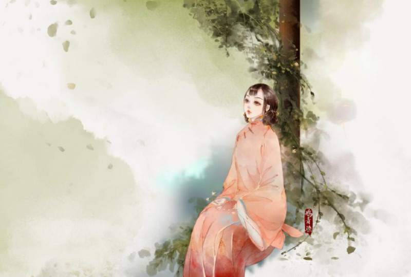 迷人的古風圖片女子，超美古風女子圖集(47張)
