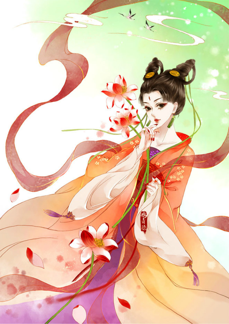 迷人的古風圖片女子，超美古風女子圖集(47張)