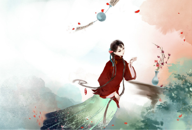 迷人的古風圖片女子，超美古風女子圖集(47張)