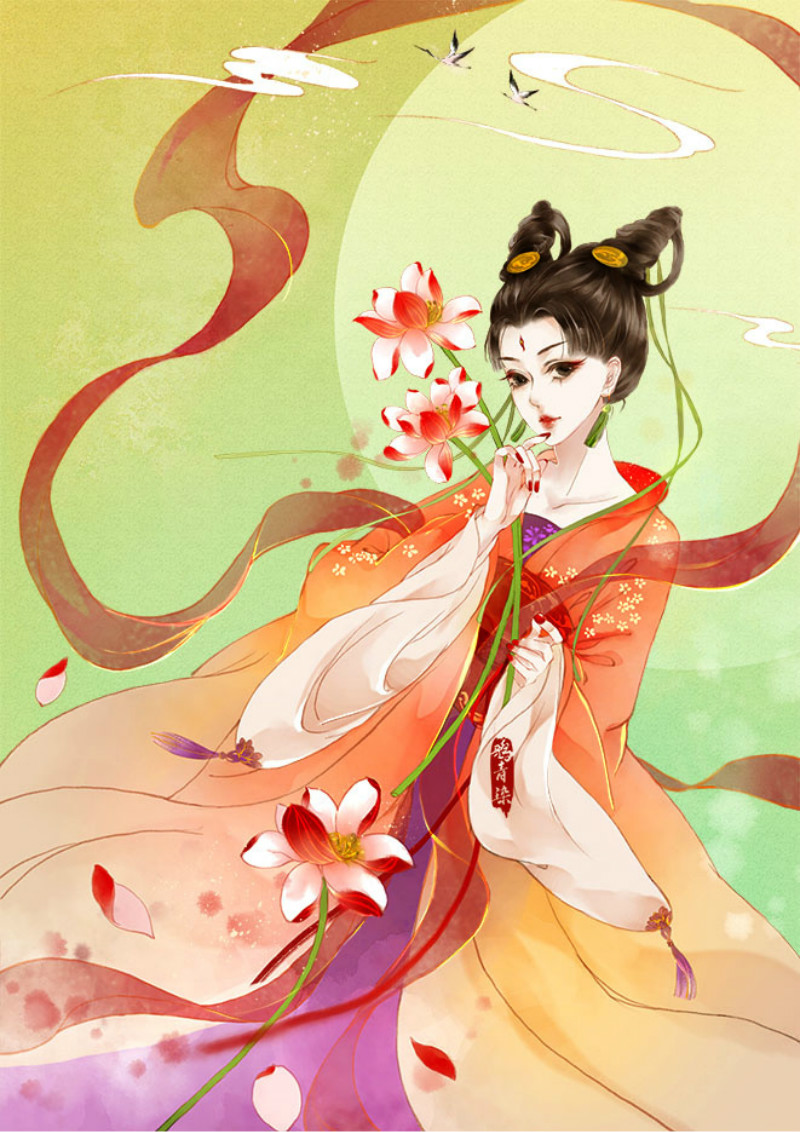 迷人的古風圖片女子，超美古風女子圖集(47張)