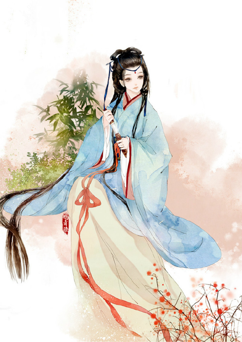 迷人的古風圖片女子，超美古風女子圖集(47張)