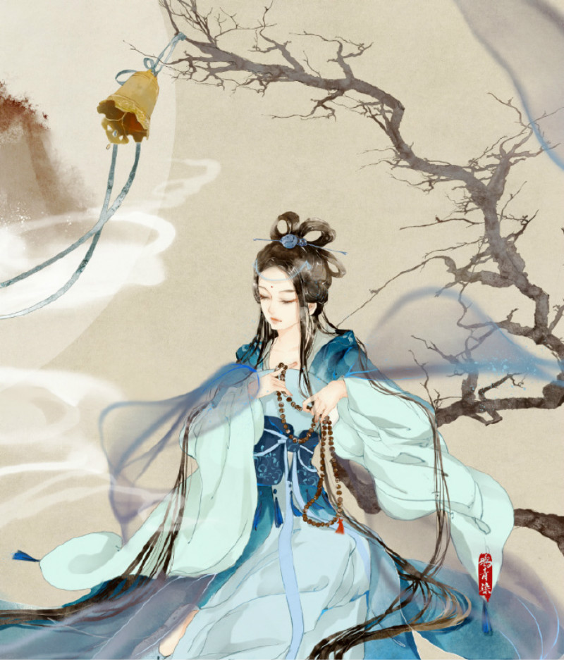 迷人的古風圖片女子，超美古風女子圖集(47張)