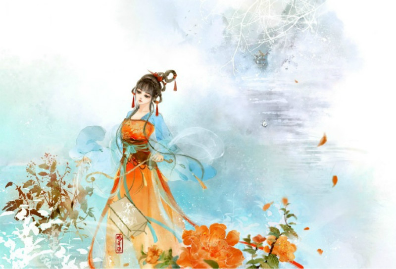 迷人的古風圖片女子，超美古風女子圖集(47張)