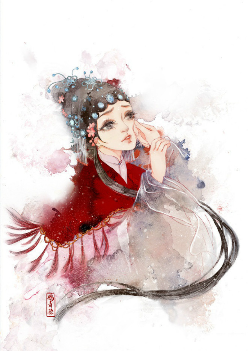 迷人的古風圖片女子，超美古風女子圖集(47張)