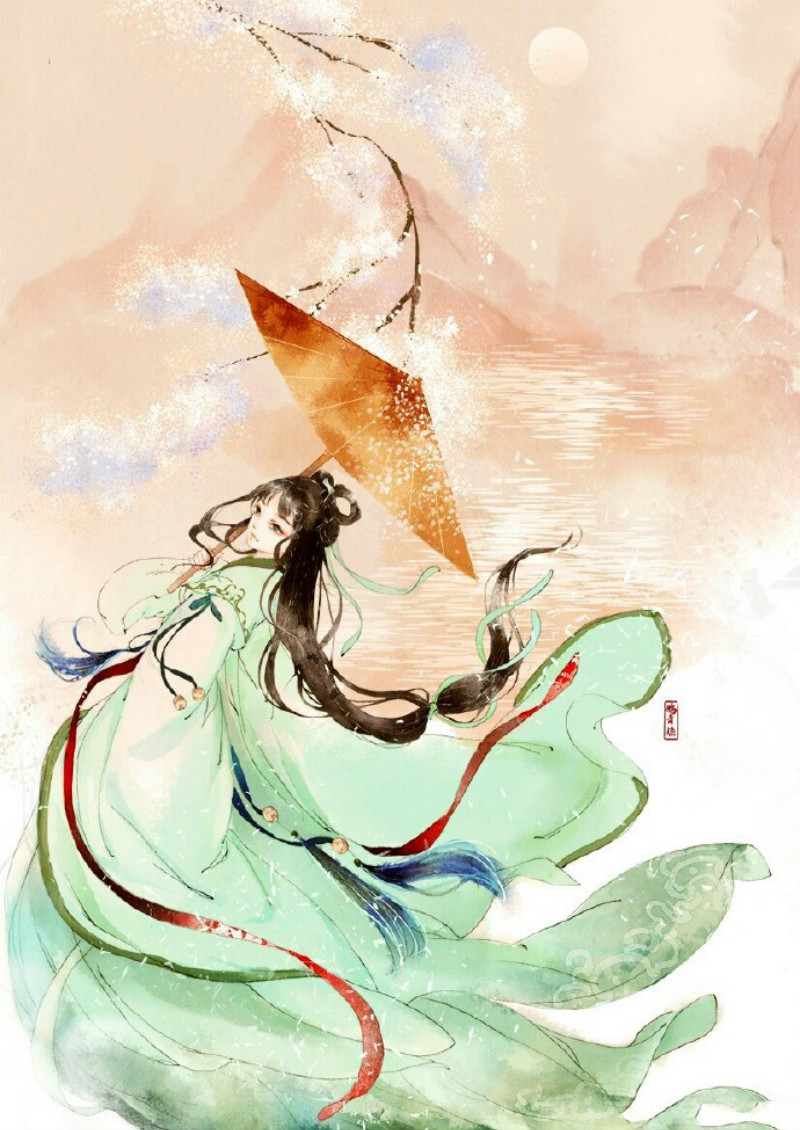 迷人的古風圖片女子，超美古風女子圖集(47張)