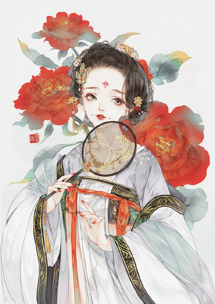 超美古風(fēng)女子圖集(38張)，高清古風(fēng)圖片欣賞