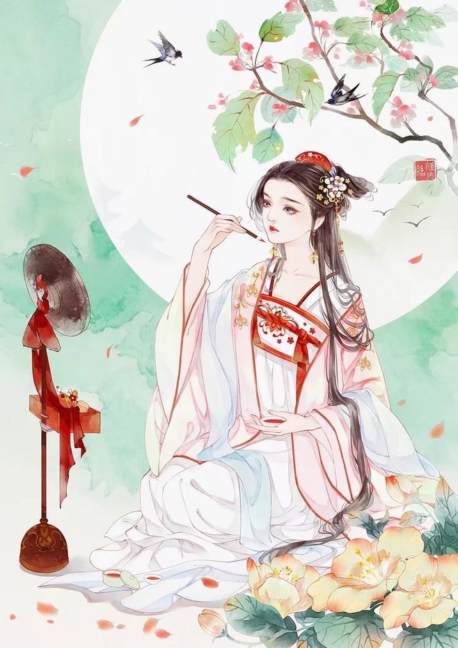 超美古風(fēng)女子圖集(38張)，高清古風(fēng)圖片欣賞