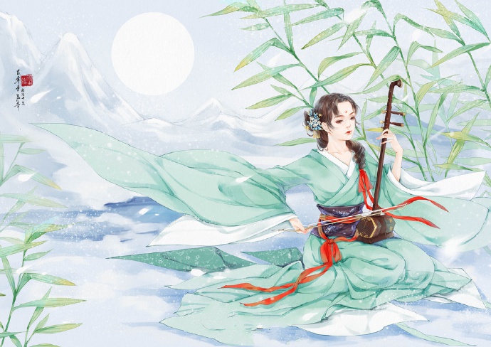 超美古風(fēng)女子圖集(38張)，高清古風(fēng)圖片欣賞