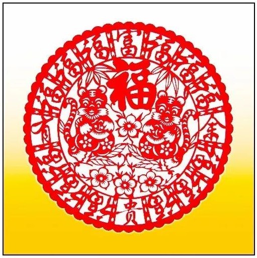 寅——賞“虎”剪紙，23張虎剪紙圖集