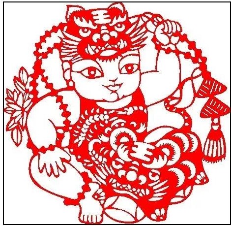 寅——賞“虎”剪紙，23張虎剪紙圖集