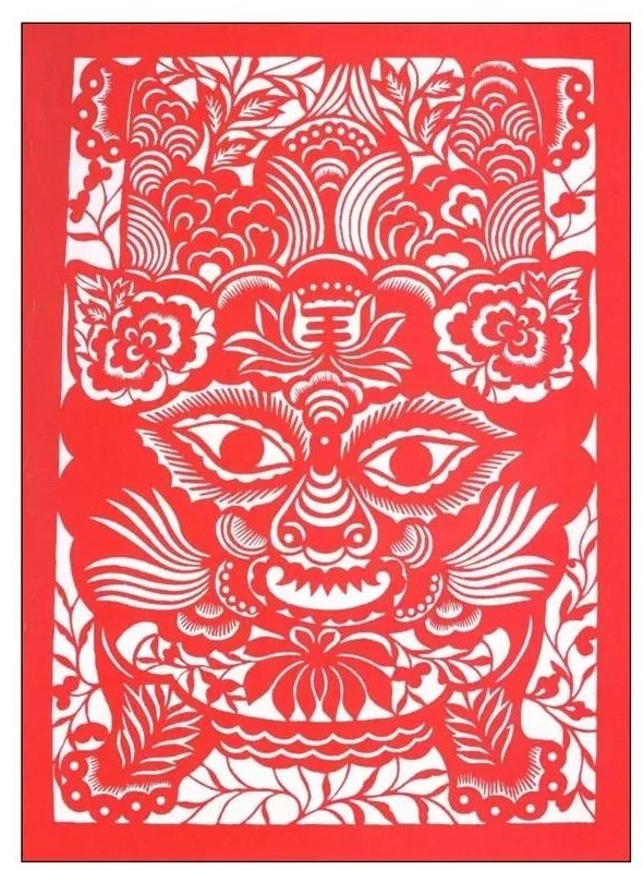 寅——賞“虎”剪紙，23張虎剪紙圖集