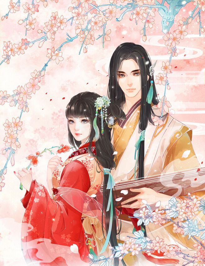 七夕甜蜜古風高清圖集，一組唯美古風情侶圖片