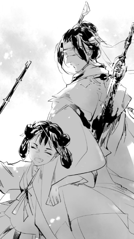 蒙眼古風(fēng)美男子手機(jī)壁紙圖集，超帥的古風(fēng)圖片