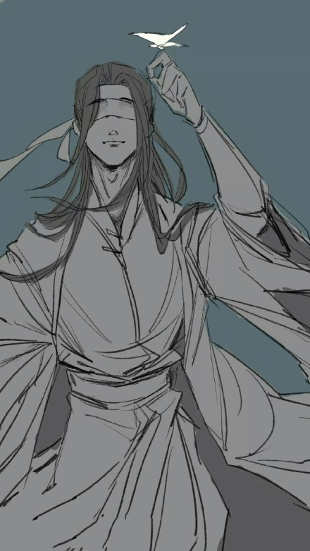 蒙眼古風(fēng)美男子手機(jī)壁紙圖集，超帥的古風(fēng)圖片