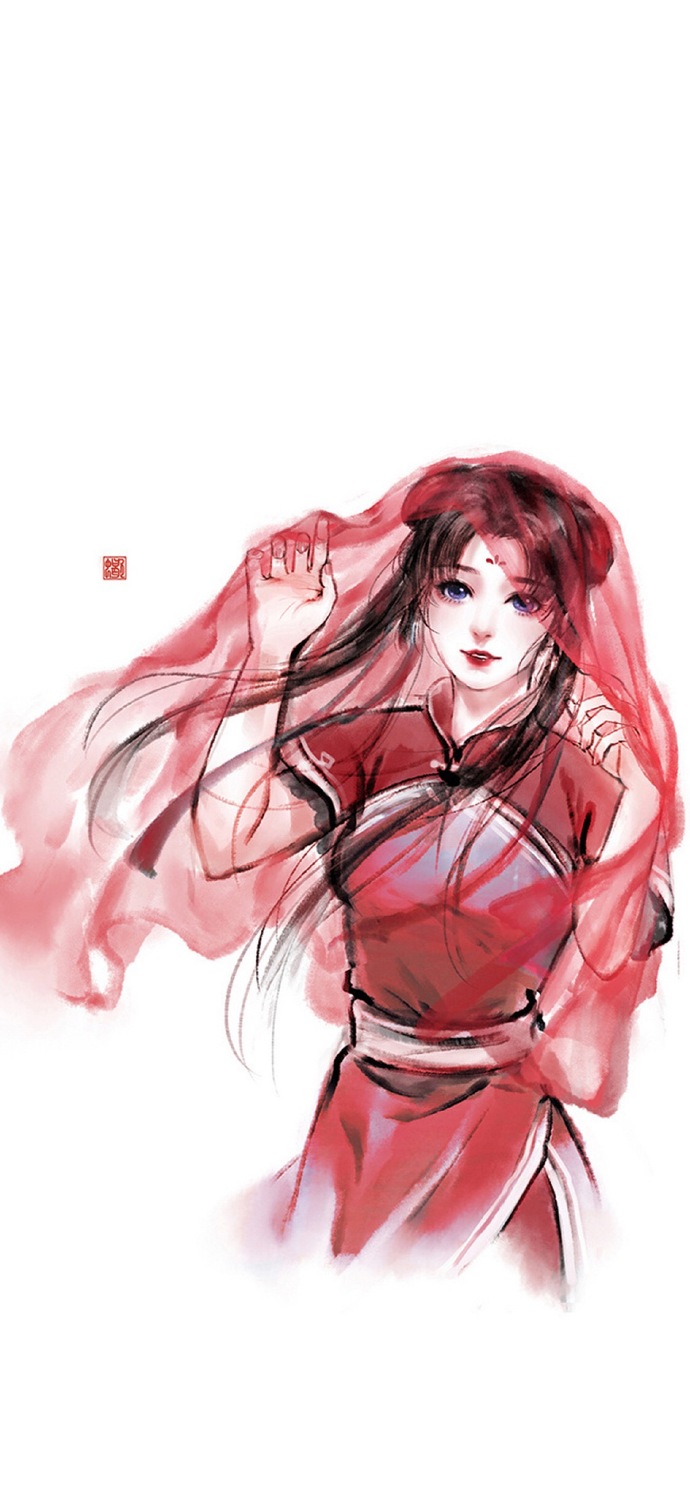 簡(jiǎn)約古風(fēng)女子手機(jī)壁紙圖，唯美古風(fēng)女子圖片