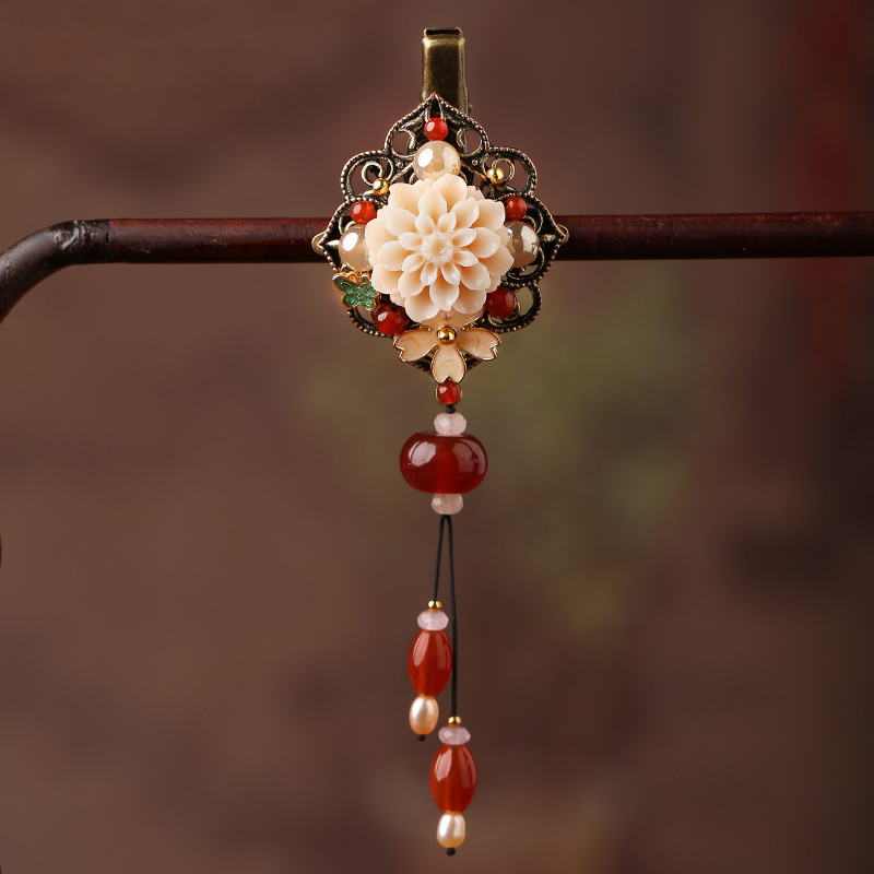 唯美精致古風(fēng)頭飾，樹脂花開的美！